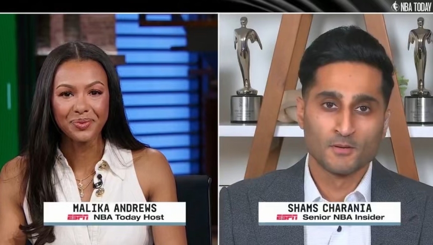 NBA字幕 | Shams：字母哥申请交易几乎已成定局