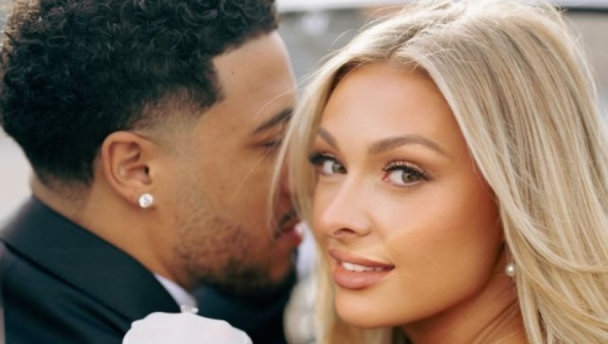 哈利伯顿社媒晒与未婚妻合照为其庆生：你是我祈求的一切 我爱你