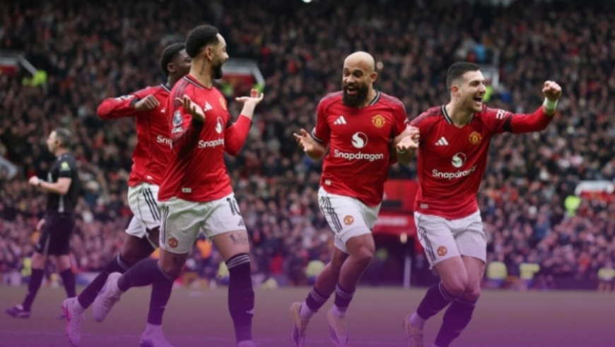 英超-曼联2-0十人热刺4连胜！B费解锁造200球成就，姆伯莫建功，罗梅罗直红