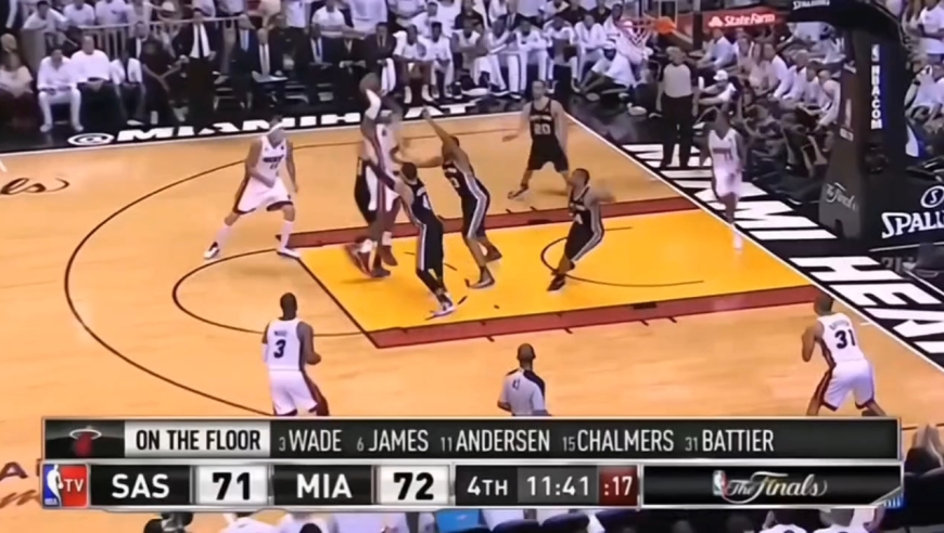 回顾13年总决赛G7 热火和马刺绝胜时刻