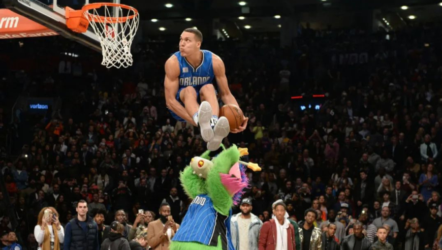 戈登2016年扣篮大赛6扣合集：极限坐扣一战封神 可惜遇到了拉文