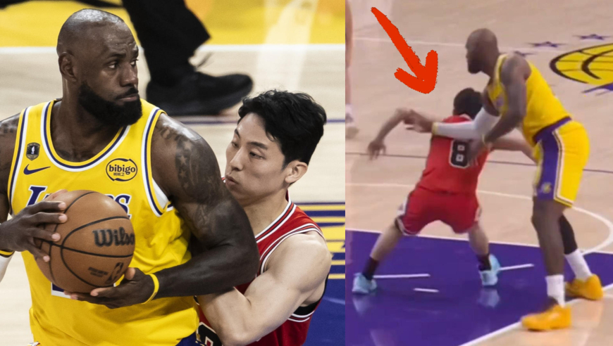 1米7硬刚2米06！日本控卫河村勇辉防詹姆斯片段爆火，NBA官方点赞