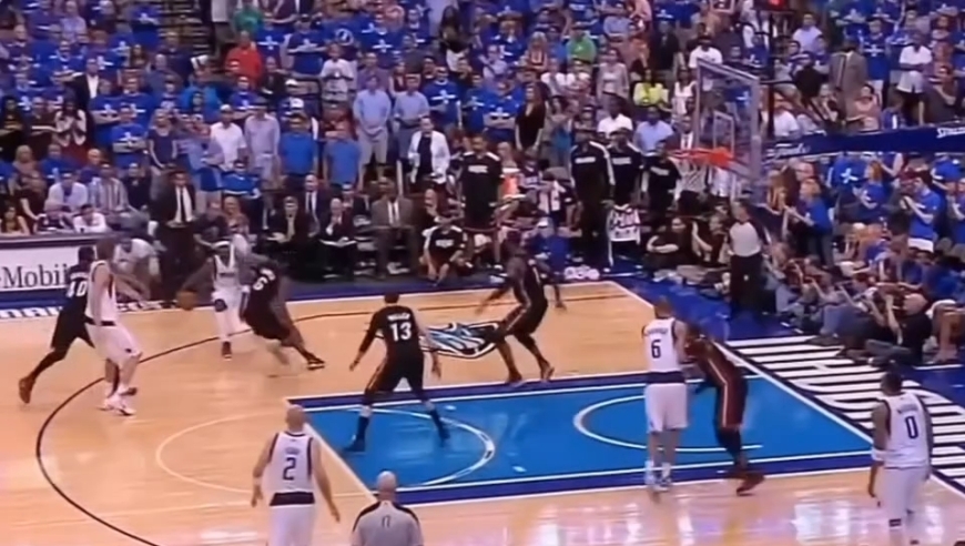 天王山之战 回顾11年总决赛G5 小牛对阵热火最后几分钟