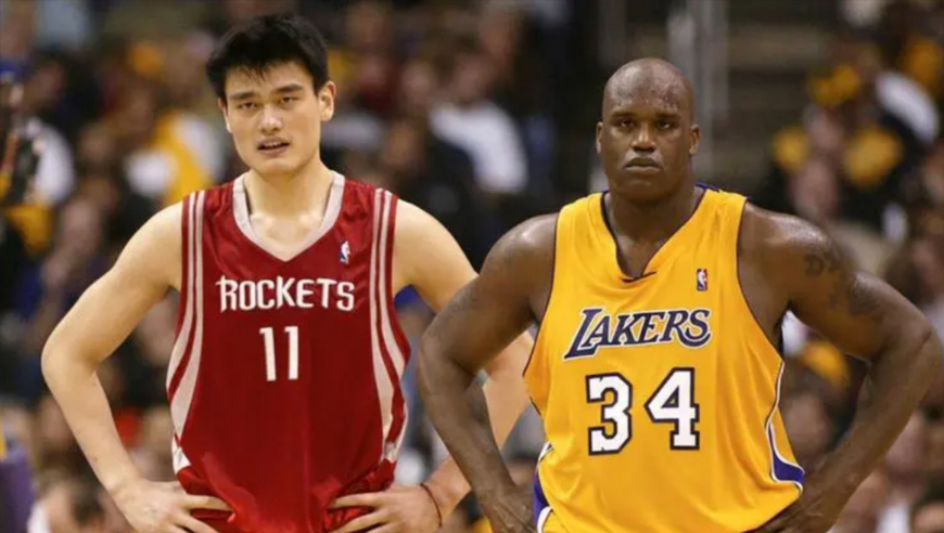 姚鲨首次对决！姚明开场连帽奥尼尔+扣篮杀死比分 一战证明自己