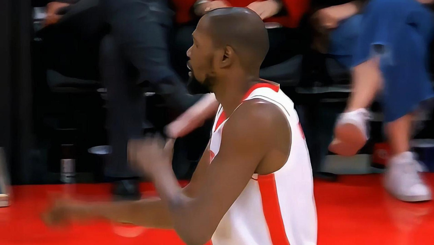 较上劲了！太阳狄龙对轰火箭杜兰特+小贾 双方连续命中回应球