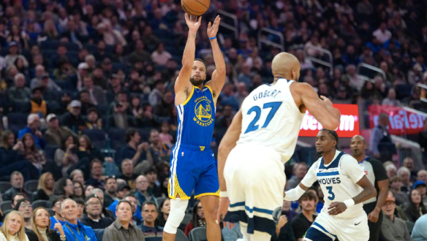 复出便爆发！库里轰39+5+5无力回天！戈贝尔24+14打爆勇士