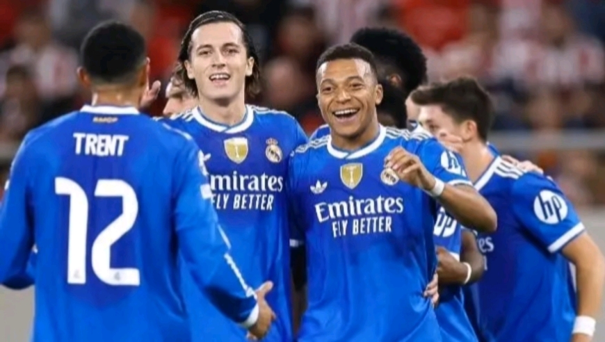 太强了！慢镜还原姆巴佩独进4球主宰比赛，皇马4-3奥林匹亚科斯