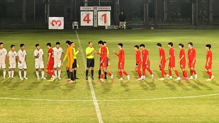 4比1大胜朝鲜收官！3胜2负结束10月集训，09国少等待大考