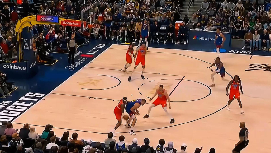 雷霆掘金决胜时刻：亚历山大招牌单打+抢断约基奇送助攻打到掘金投降