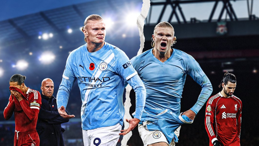 疯狂剧情！哈兰德绝杀 索博轰C罗式电梯球+染红，曼城2-1利物浦