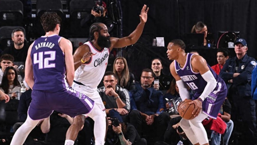 快船131-90国王！强大的不是5连胜，是哈登赛后表态，憋了太久