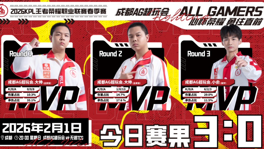 AG3-0TCG，大帅状态回暖，轩染终于能躺了，小俞想进S组