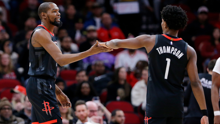 灰熊火箭决胜时刻：申京单挑稳局势 杜兰特挥舞镰刀连中三分收比赛