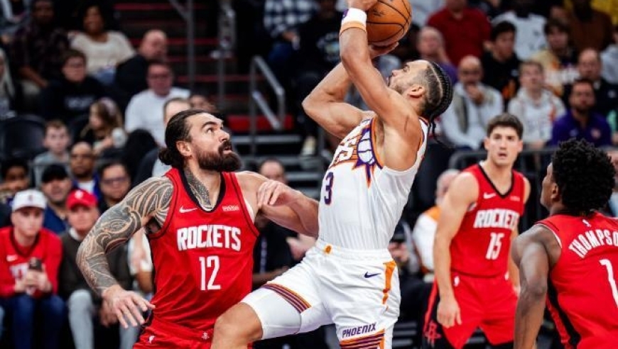 申京疲软阿门28+7+8，狄龙战旧主29分带不动布克，火箭力克太阳