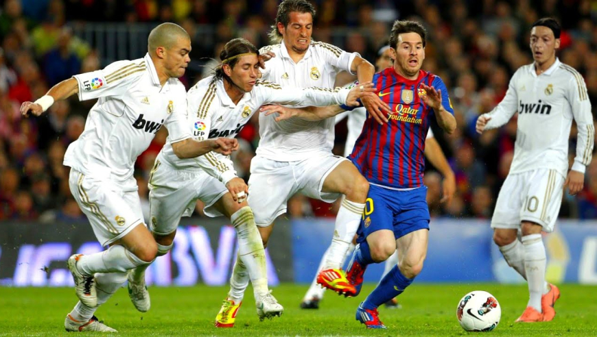 当年轻的梅西第一次面对皇马！初出茅庐的小将 难掩巨星风采