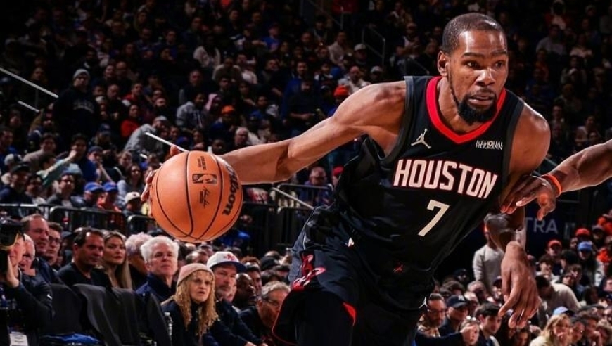 杜兰特32+6+5+准绝杀制胜，申京缺阵阿门准三双，火箭险胜鹈鹕