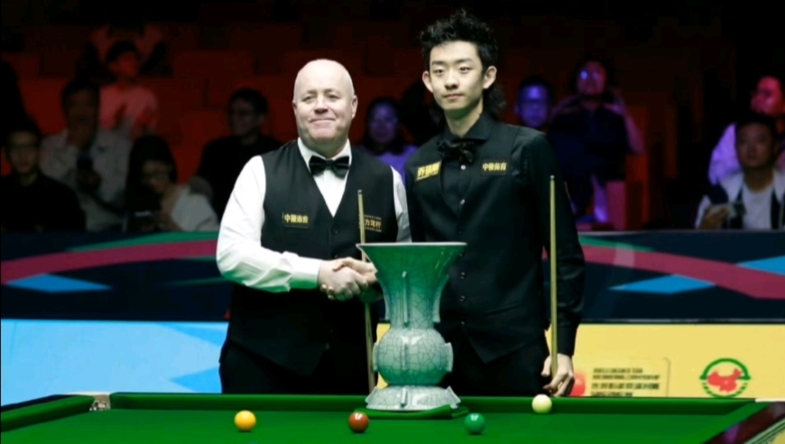 太准了！吴宜泽单杆轰108分致胜，10-6希金斯夺生涯首冠