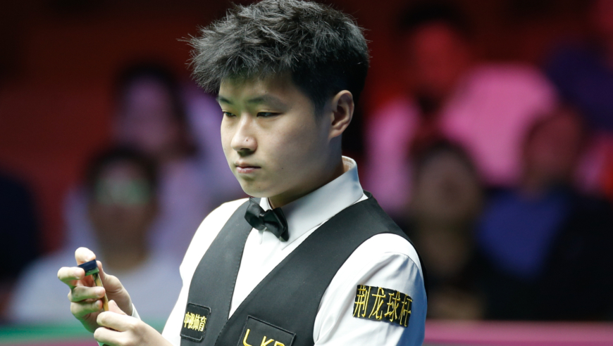 赵心童光速出杆 组合球+细腻控球清台轰破百 十分精彩