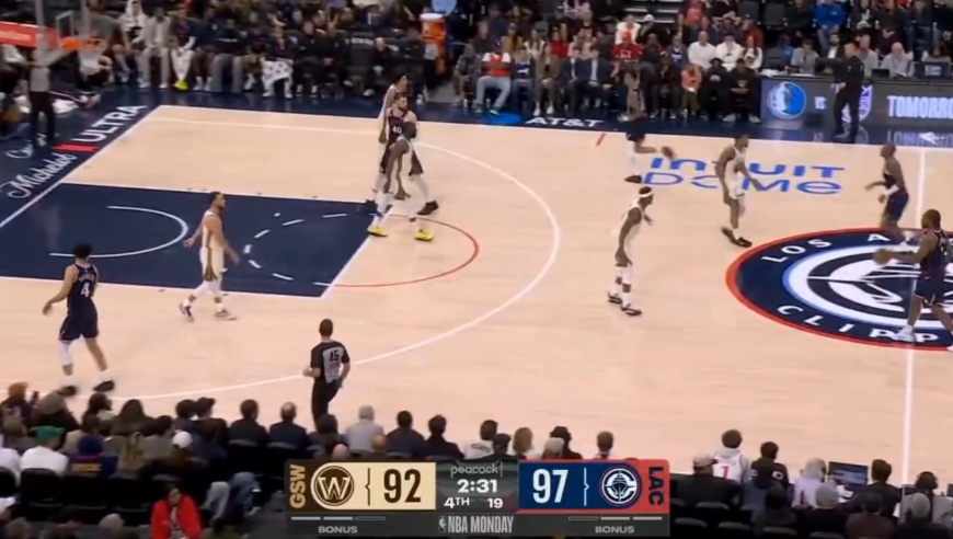 巴特勒绝杀失败 回顾快船对阵勇士最后两分钟