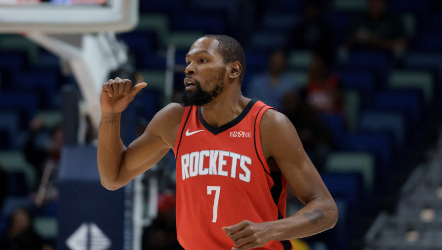 火箭遭倒数第一25分大逆转！杜兰特的沮丧肉眼可见 两人成罪魁祸首