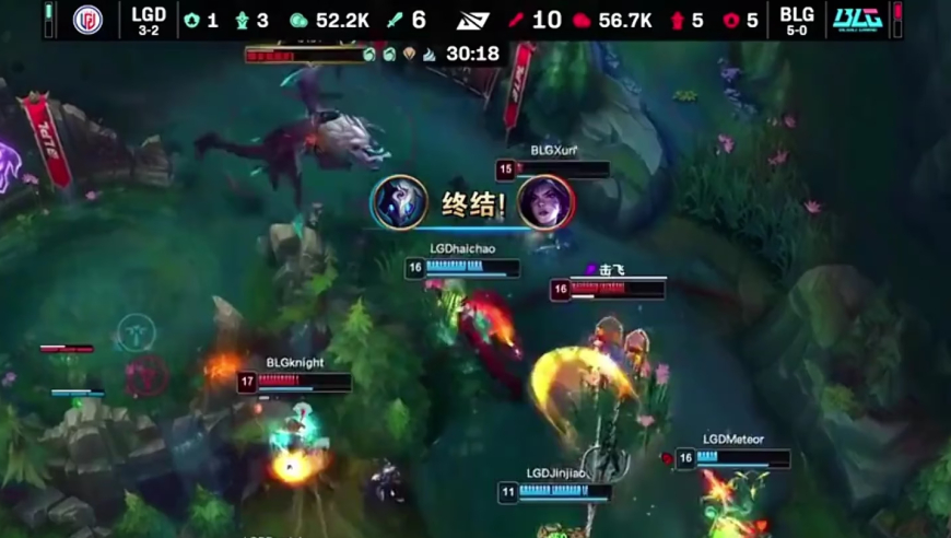 LOL：联盟可以没有BLG，但不能没有LGD，全力超单杀BLG中单左手
