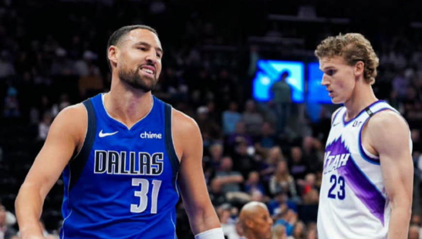 克莱汤普森vs爵士23分集锦：6记三分+关键漂移三分带不动独行侠