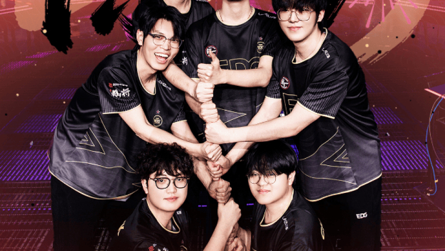 EDG官方：瓦电祝大家在新的一年里鸿运当头，E马当先