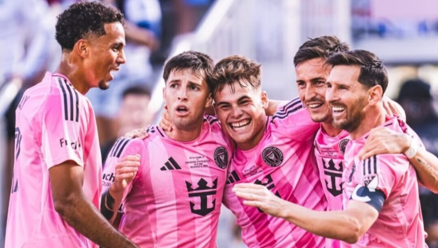 美职联：梅西助攻双响夺47冠！迈阿密国际3-1温哥华，首夺总冠军