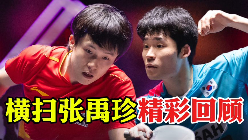 水乖解说丨凶狠型代表张禹珍近台打软球？遭王楚钦4-0横扫 柔克不了刚