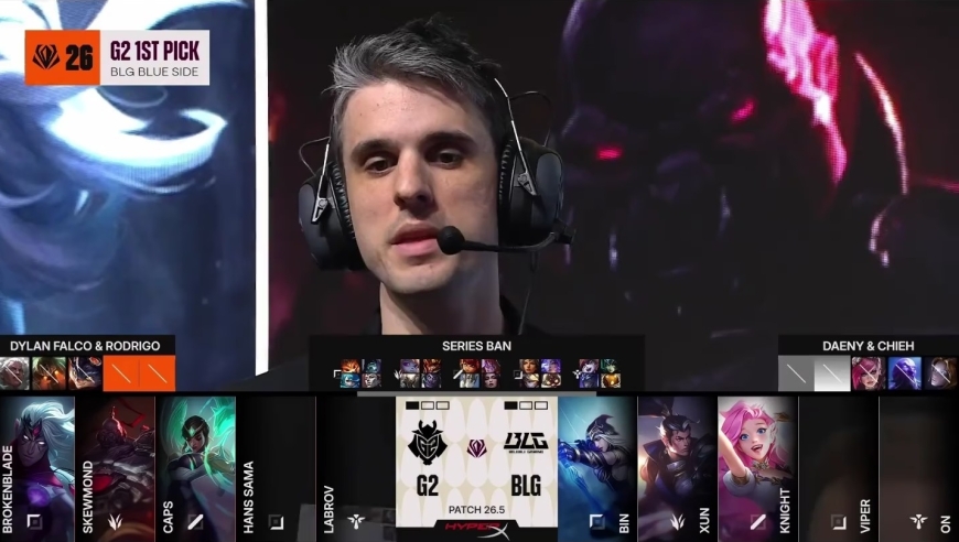 LOL：BLG战队击败G2拿到冠军，Bin力挽狂澜拯救左手，G2时运不济