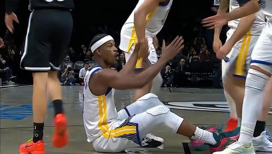 库里疯完吉米疯！巴特勒杀穿篮网防线 包揽勇士三分钟全部11分