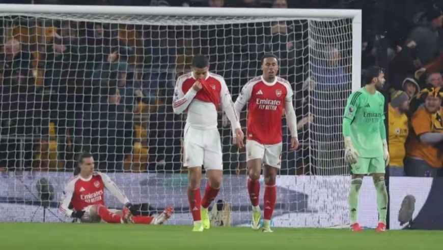 紧张到窒息！慢镜还原狼队连进两球绝平阿森纳，全队沸腾庆祝
