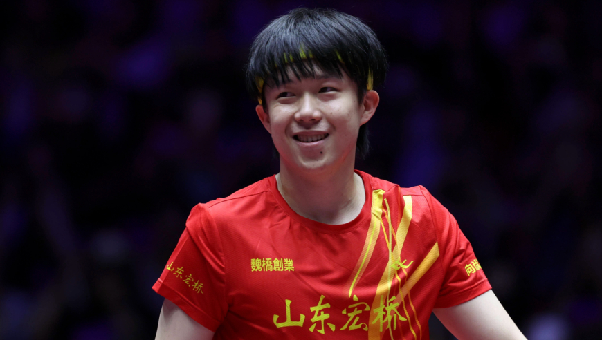 强势横扫！王楚钦连续拿分一波终结3-0周正 山东魏桥2-0领先