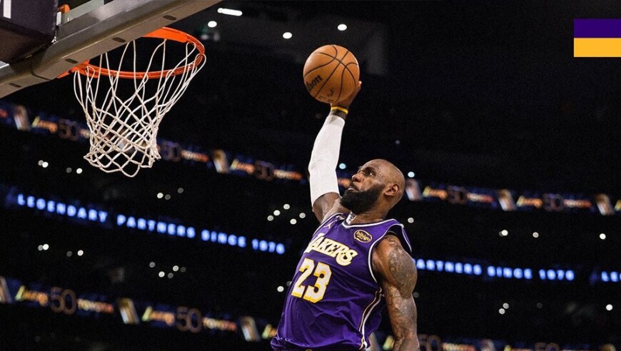 湖人官方致敬詹姆斯：国王即将驾临