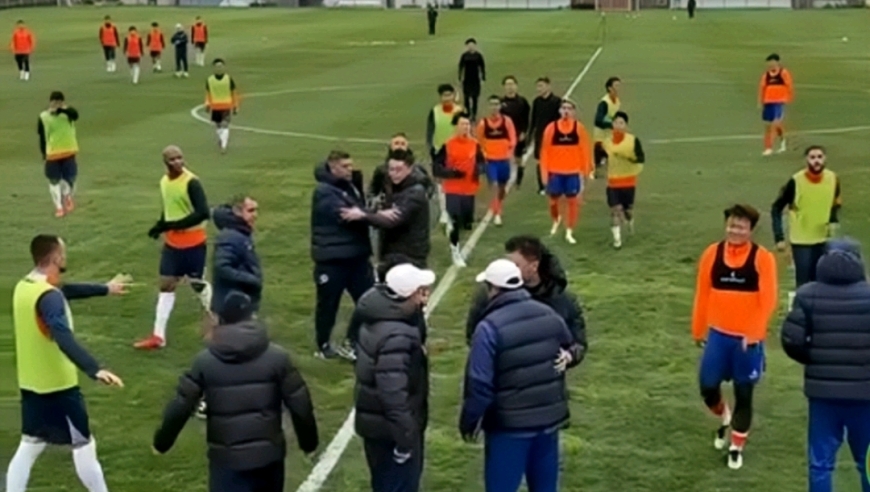 真热闹！泰山与海牛热身赛起冲突，泰山球迷：被扣的6分有着落了