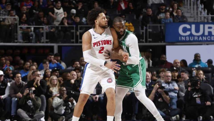 东部前二对决！布朗32+11丢绝杀绿军惜败活塞 坎宁安16+14