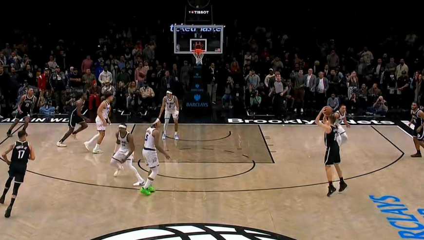 神剧情！魔术生死时刻扣篮领先3分 篮网杰明关键三分绝平