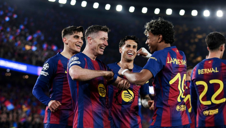 杀疯了！慢镜看巴萨狂轰纽卡7球造惨案全过程，亚马尔大师级直塞