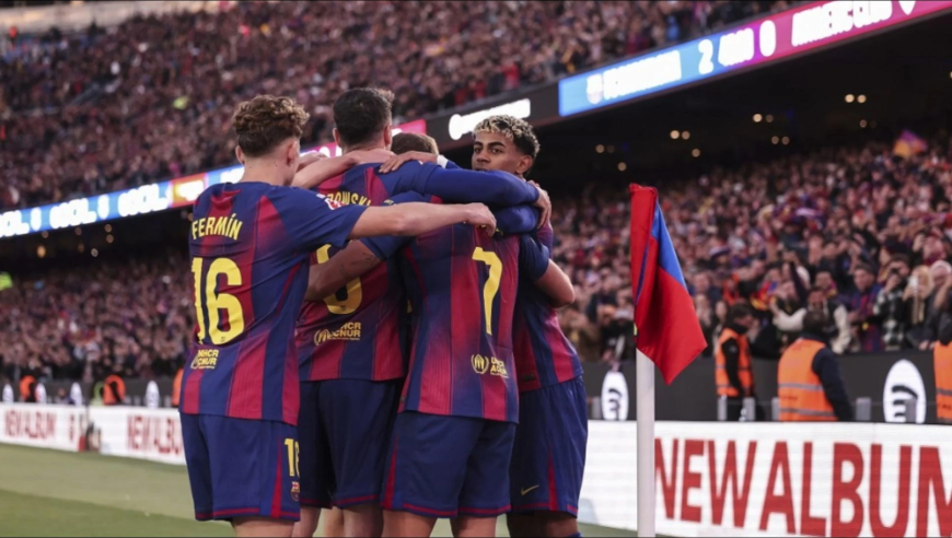 亚马尔2次神级助攻！莱万2轮4球 巴萨4-0诺坎普900天后回归