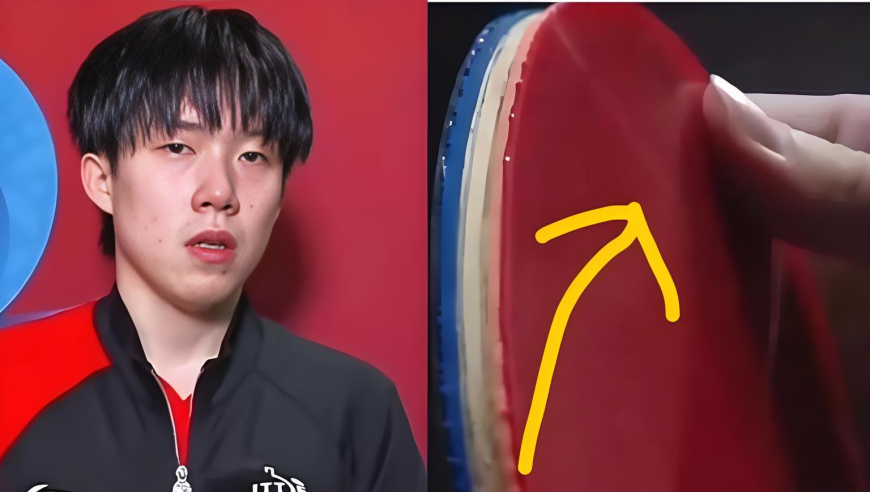 世乒赛胶皮被撕,王楚钦后台开炮太过分!只要大赛每次都这么搞我