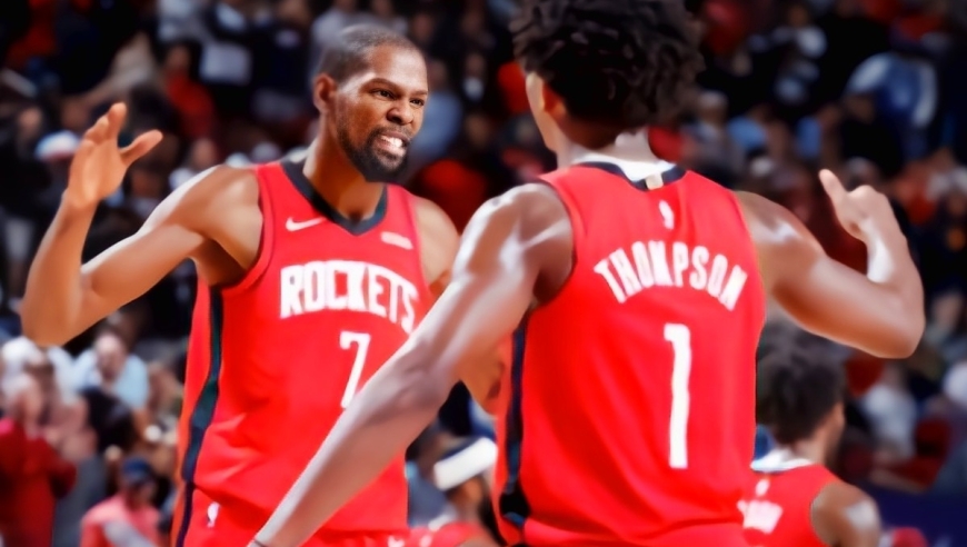 火箭VS马刺，杜兰特大战文班亚马，西部巅峰对决，火箭目标6连胜