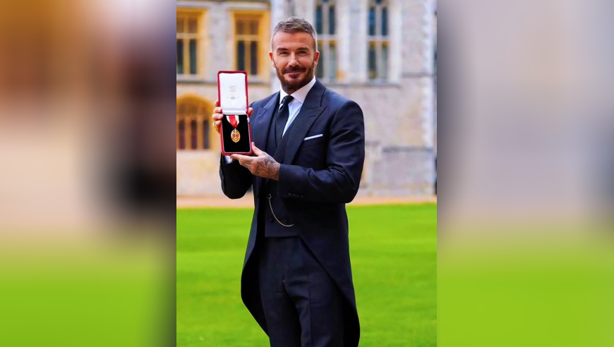 贝克汉姆终于实现贵族梦！正式成为司令骑士 以后得叫他贝爵爷