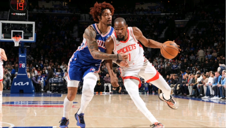 紧张到窒息！慢镜还原火箭76人决胜时刻，马克西大发神威灭对手