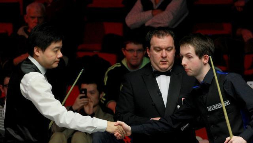 英锦赛4日比赛过往交手：丁俊晖3-3唐纳森 张安达1-0赵心童 希金斯16-12墨菲