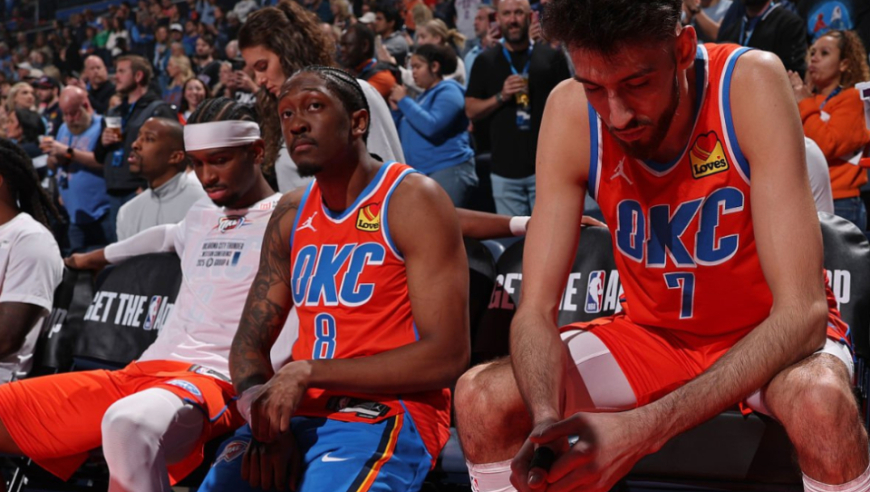 雷霆的天要塌了？详解高开低走4大原因：失去罚球优势+三分投射不稳