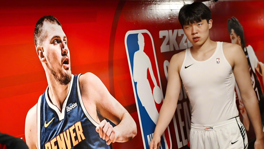 炸裂隔扣！杨瀚森继续出色发挥，外媒盛赞“有弹跳的约基奇”