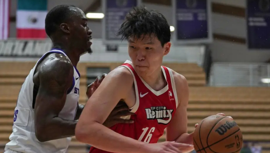 开拓者官宣下放杨瀚森！今日为混音出战蓝队 G联赛场均16+9+3