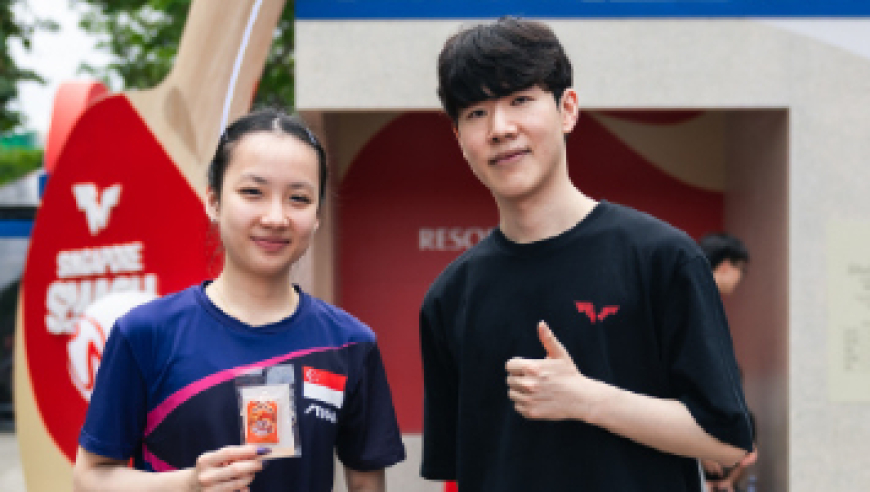 你还会这个？知名电竞选手TheShy现身WTT新加坡大满贯