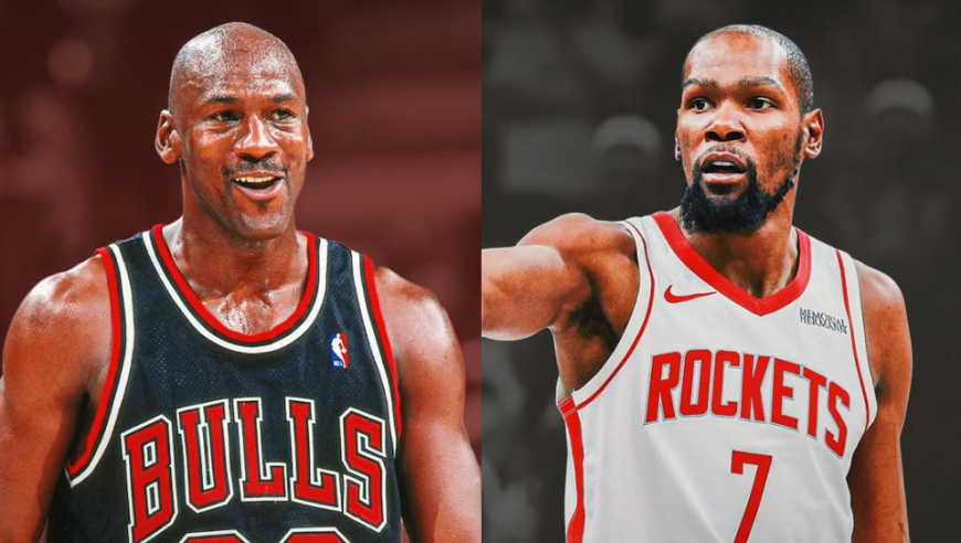 杜兰特：我得分接近乔丹的原因是他两度退役 不然他也能拿4万分