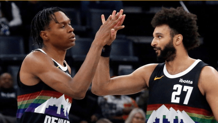 掘金目前高居西部第三，约基奇伤缺13场、戈登伤缺23场等